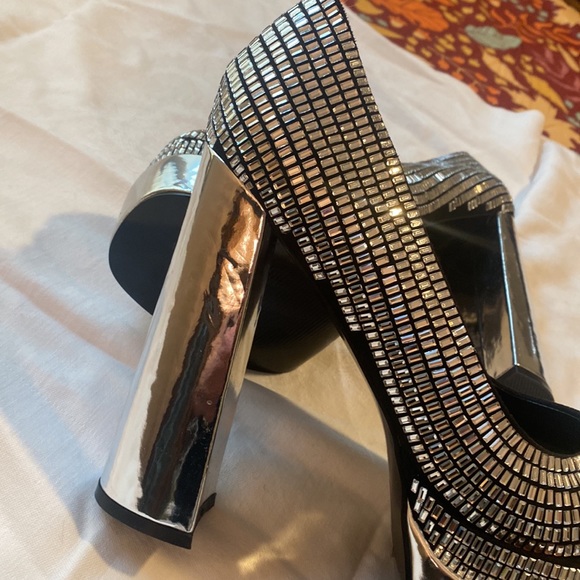 New! Disco Ball platforms by Azalea Wang Fabulous heels size 10 - Picture 6 of 11